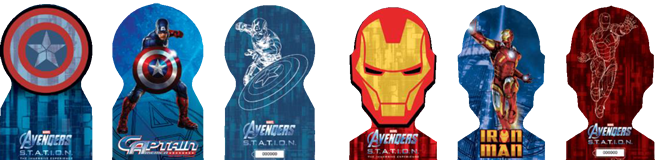 commemorative avengers tickets